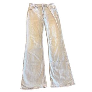 Old Navy Women's High-Rise Wow Flare Jeans Size 2, Light Wash Denim